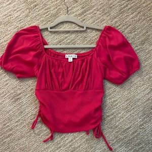 Pink tie shirt xs from the brand and now this